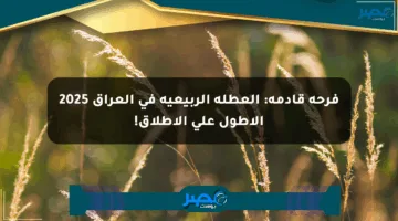 فرحة قادمة: العطلة الربيعية في العراق 2025 الأطول على الإطلاق!